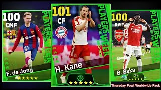 Upcoming Thursday Powt Worldwide Pack In Efootball 2024 MobileMax And Boosted Rating [upl. by Noraj]