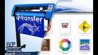 iTransfer Cutter Plotter Software Tutorial  How to use iTransfer Software [upl. by Ahsiekahs]