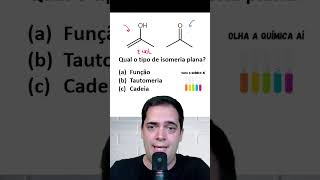 🚨 Tipos de isomeria plana 🔥shorts enem quimicaorganica química isomeria vestibular uerj [upl. by Acenom248]