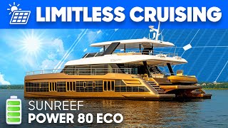 Exclusive Tour of SOLAR Powered 80’ Catamaran  Cruise for FREE Sunreef 80 Eco Power [upl. by Agace269]