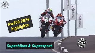 2024 northwest 200 highlights from the superbikes amp supersport race 🏍💨💥 highlights [upl. by Madora]