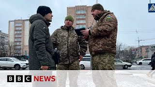 Ukraine’s struggle to find new men for front line  BBC News [upl. by Leipzig]