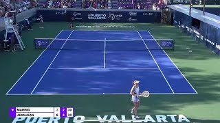 WTA Tennis Coverage Rebecca Marino ðŸ‡¨ðŸ‡¦ vs Leola JeanJean ðŸ‡«ðŸ‡· Mexico ðŸ‡²ðŸ‡½ 125k [upl. by Feeney]