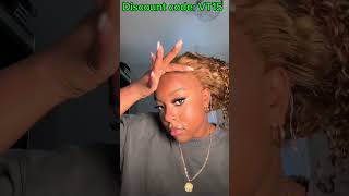 Installing 360 HD Lace Wig Like A Pro🍁Invisible Drawstring GLUELESS [upl. by Sayles]