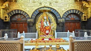 Live Dhoop Aarti Thursday Darshan From Shirdi Samadhi Mandir 21 November 2024 [upl. by Suirauqed]