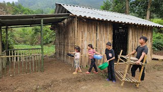 Harvesting fresh Kumquats to sell at the market  Completing the Bamboo Kitchen [upl. by Lj972]