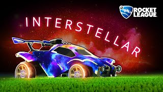 Clean car designs for EVERY painted INTERSTELLAR in Rocket League [upl. by Ecirehc]