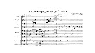 Richard Strauss Till Eulenspiegels lustige Streiche Op 28 TrV 171 with Score [upl. by Nashner]