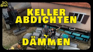 Keller abdichten und dämmen mit XPS [upl. by Enitnelav]