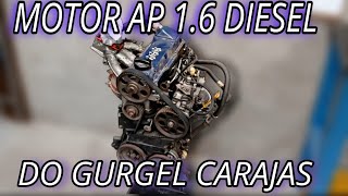 MOTOR AP 16 DIESEL DO GURGEL CARAJAS [upl. by Rimola]