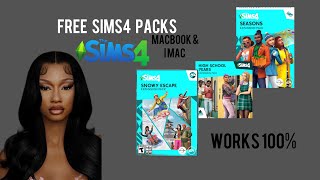 Tutorial  ALL THE SIMS 4 PACKS FOR FREE FOR MACBOOKamp IMAC [upl. by Christina144]