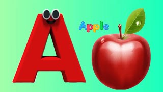 A is for Apple  ABC Phonics Song for Children [upl. by Katuscha41]