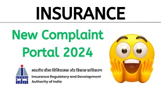 All Types of Insurance New Complaint Portal I Health Life Term Motor etc by IRDAI [upl. by Elson]