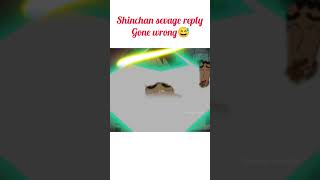 Shinchan reply in hotel gone wrong😅 shinchan sigma [upl. by Eislel327]