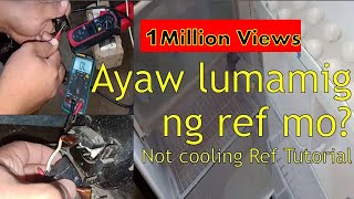 Refrigerator not Cooling Repair Tutorial Faulty Relay Tagalog [upl. by Calie]