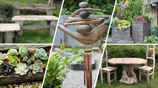 Top 38 Inspiring DIY Driftwood Crafts and Garden Decor Ideas  Outdoor Decorations [upl. by Ajidahk]