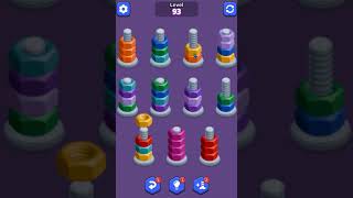 Nuts Sort Master Level 93  Mobile Games [upl. by Bashemath]