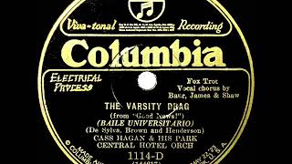 1927 Cass Hagan  The Varsity Drag with vocal trio [upl. by Nnahs271]