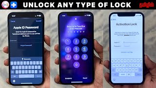 How to unlock iPhone without password  remove apple id 2023 TechAppsTamil [upl. by Nirok904]