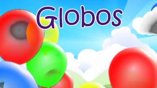 🎶 😊 Fixed Globos  Learn colors in Spanish  😊 Spanish songs for kids with lyrics by Miss Rosi [upl. by Leeland]