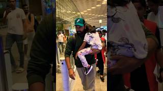 Rohit Sharma Daughter ❤️Samaira  Rohit Sharma With His Family Spotted  Airport [upl. by Thun364]