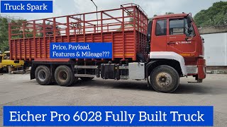 Eicher Pro 6028 BS6 Phase2  Price Features amp Mileage eicher eicherpro6028 Truckspark [upl. by Ahtel]