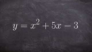 Solving a quadratic by completing the square [upl. by Mcdade]