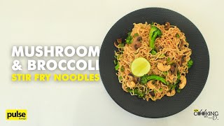 Mushroom amp Broccoli Stir Fry Noodles  Cooking with Aunty D [upl. by Sopher]