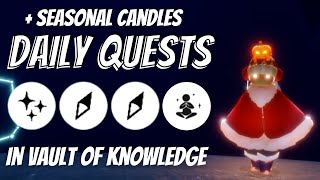 Today’s Daily Quests in Vault of Knowledge  Sky Children of the Light [upl. by Daza]