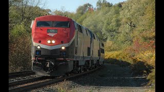 CSX and Amtrak trains on the CSX Selkirk and Mohawk Subdivisions 928 1012 112 [upl. by Muslim209]