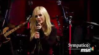 Avril Lavigne  When Youre Gone Live at The Orange Lounge [upl. by Mientao]