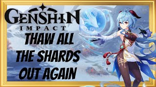 How to quotThaw all the shards out AGAINquot in Genshin Impact  In The Mountains Quest [upl. by Vacuva]