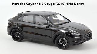 Porsche Cayenne S Coupe 2019 118 Norev Diecast Model Review [upl. by Enirual360]