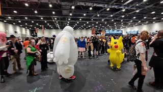 Comic Con London October Cosplay Excel Exhibition Centre [upl. by Hoashis]