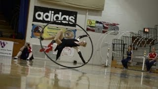 WC 2013 in Wheel Gymnastics Cyrwheel Finals Svea Streckert 1st Place [upl. by Dnalkrik]