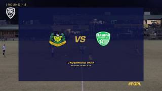 FQPL RD14 Highlights  Rochedale Rovers vs Souths United [upl. by Petrick]