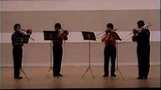 Trombone Quartet WHY  Fighting Trombones [upl. by Lundin]