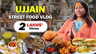 Ujjain Street Food for 24 Hours Dabeli Aloo Chaat Kadhi Kachori Omkareshwar Temple amp more [upl. by Brendan]