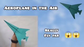 How to Make a Paper ✈️ Aeroplane That Fly Far Easy  Origami Plane Tutorial  Origami Paper Toys [upl. by Priestley]