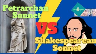 Petrarchan Sonnet Vs Shakespearean Sonnet  Difference between Petrarchan and Shakespearean Sonnet [upl. by Donni]