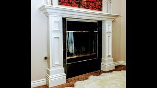 HOW TO BUILD A CUSTOM FIREPLACE MANTEL [upl. by Odragde]