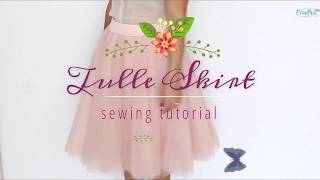 DIY TULLE SKIRT [upl. by Ainezey]