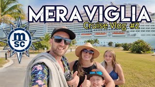 MSC MeravigliaCruise Vlog 2Port Canaveral and Sea Days [upl. by Isaac941]