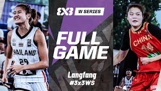 Thailand 🇹🇭 vs China U24 🇨🇳  Full QF Game  FIBA 3x3 Womens Series Langfang Stop 2024 [upl. by Hnoj]