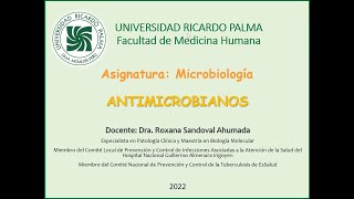 Microbiología  Antimicrobianos Relación Huésped microorganismo  Unidad1  sem2 [upl. by Aker]