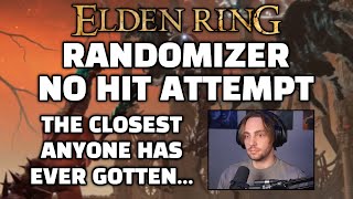 THE END WAS RIGHT THERE  Elden Ring RANDOMIZER No Hit Distance PB [upl. by Aicilram823]