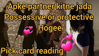 Apke partner kitne jada possessive😜 or protective hogee 😍tarot tarotreading viral [upl. by Yenreit431]