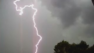 Best Lightning Strike Compilation 2 2011 [upl. by Ecnarret]