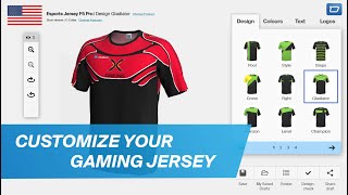 Gaming jersey maker – design your custom esports shirt USA  owayo [upl. by Annoit]