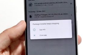 How To FIX Package Installer Not Working On Android 2023 [upl. by Buseck]